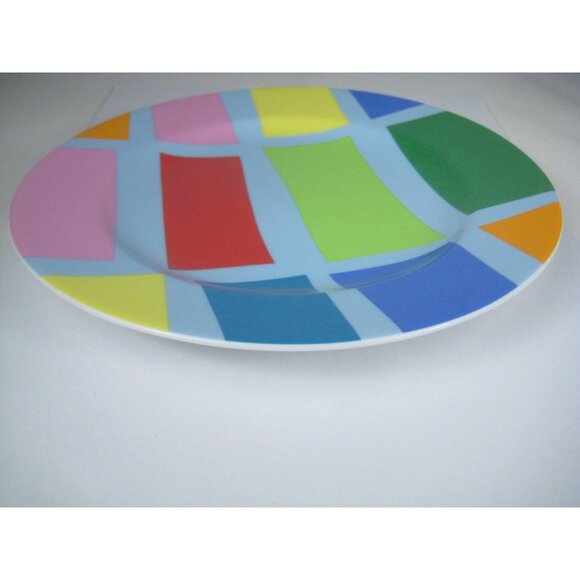 Swid Powell Gene Meyer Stripes Porcelain Ceramic Salad Plate Thailand - Picture 6 of 9